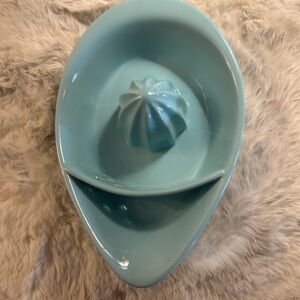 Citrus Juicer Designed by Now Design  . Blue. Collectable.